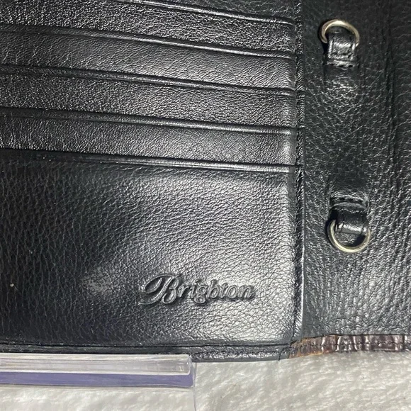 EUC Vintage Brighton Stacey Croc Embossed Bag and Wallet - Picture 10 of 11